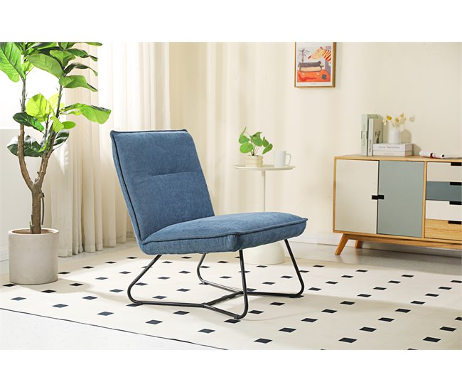 Cadeirão decorativo LEO Azul