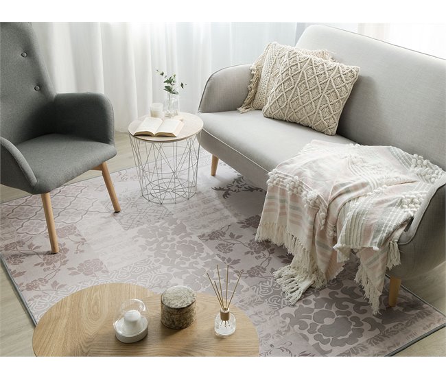 Beliani Pelos curtos BALLICA II 160x230 Cinza Claro