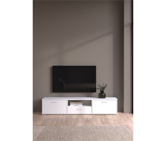 Móvel de Televisão MOKARIS 177 cm Branco