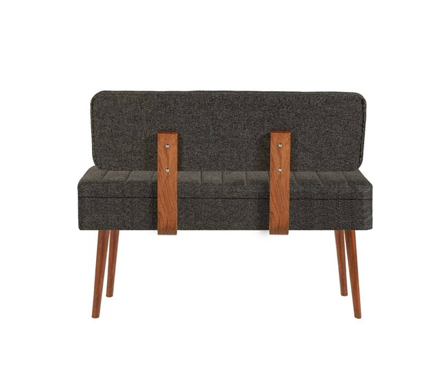 Mesa com efeito madeira Castanho