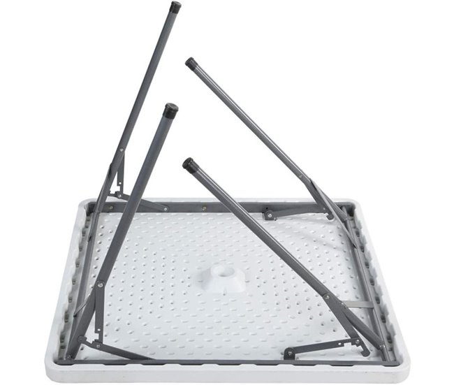 Mesa dobrável de formato quadrado Well Home Branco