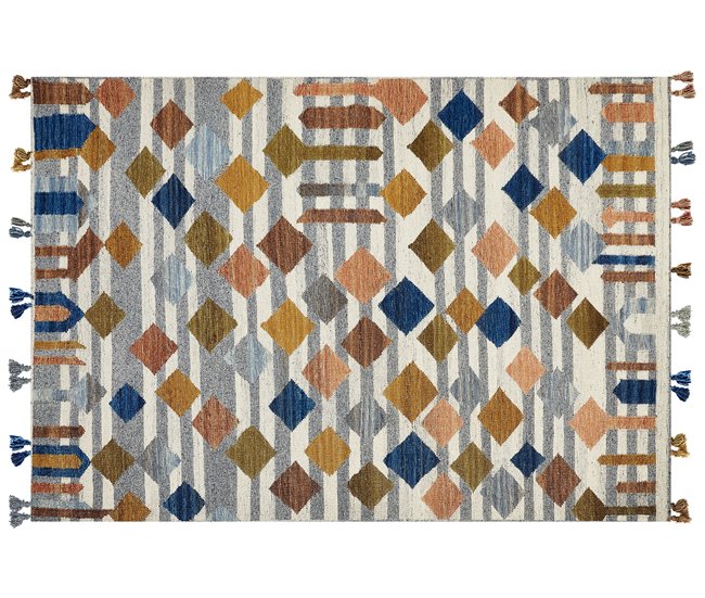 Beliani Kilim KASAKH 200x300 Multicor