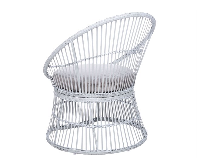 Beliani Conjunto bistrô MESYNA Branco