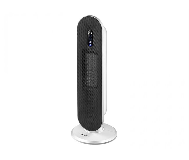Aquecedor digital em torre de cerâmica 2000W Preto