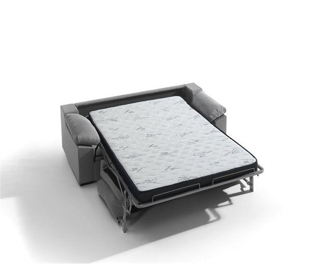Sofá cama NELLY 3 lugares Cinza Claro