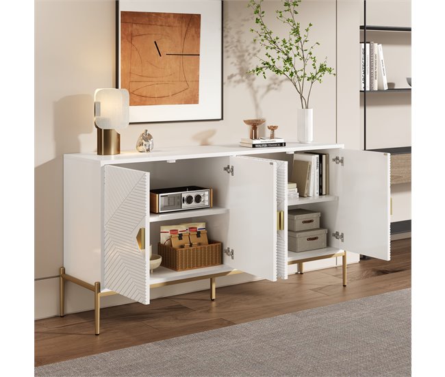 Aparador com 4 portas 162 Branco