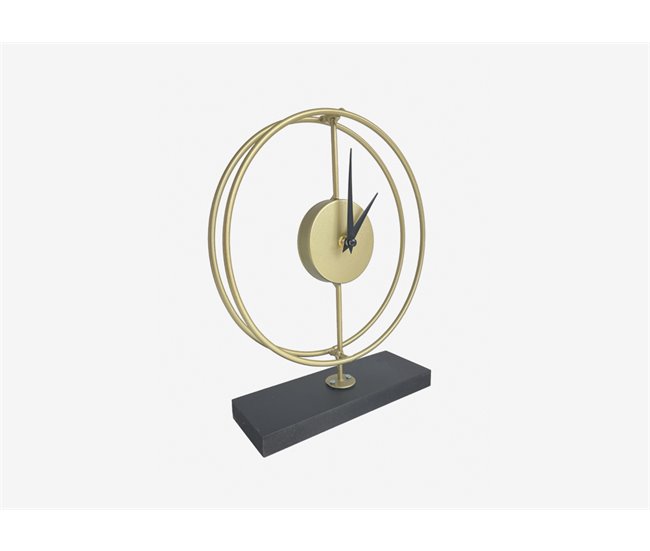 Relógio de mesa HELIOS BLACK marca ECOANYA Dourado