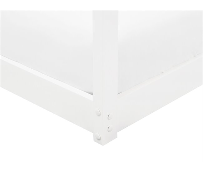 Beliani Beliche Pinho LABATUT 206x92 Branco