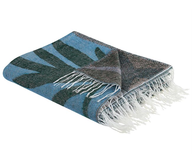 Beliani Manta LIMGHA Azul