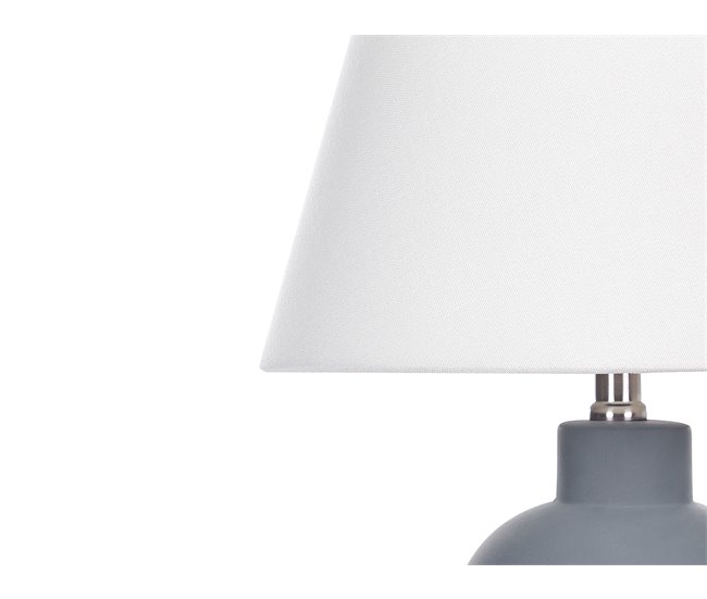 Beliani Candeeiro de mesa FABILOS Cinza