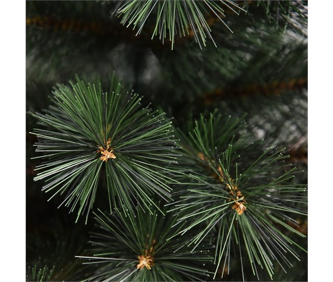 Árvore de Natal PVC, Aço HOMCOM, casa - natal Verde