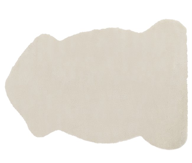 Beliani Decoração em pele de ovelha UNDARA 60x90 Bege