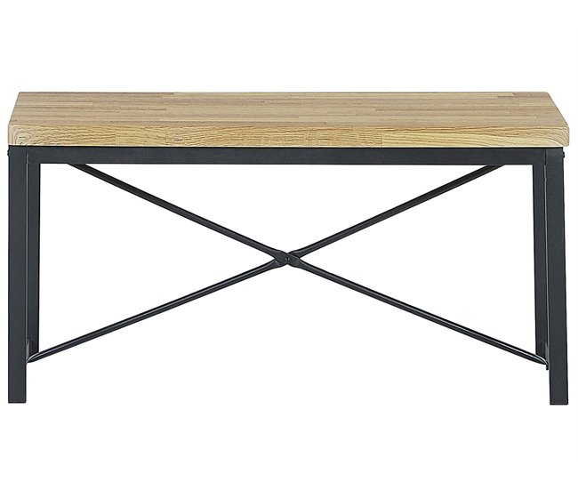 Beliani Conjunto de comedor FLIXTON Castanho