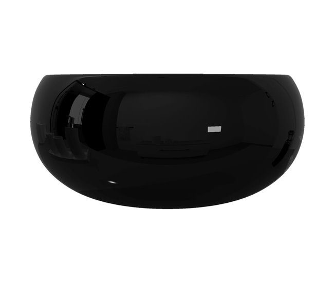 Lavatório - Lavabo - Pia de banheiro redondo Preto