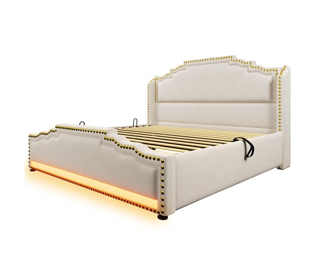 Camas com estrado elevatório