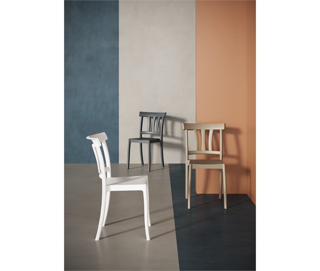 Cadeira de jardim PEACH cor areia  Areia