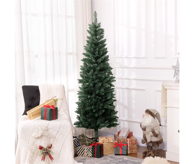 Árvore de Natal Metal e PVC HOMCOM, casa - natal Verde