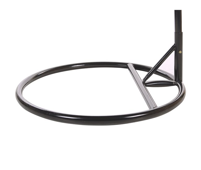 Beliani Sillón colgante CASOLI Cinza