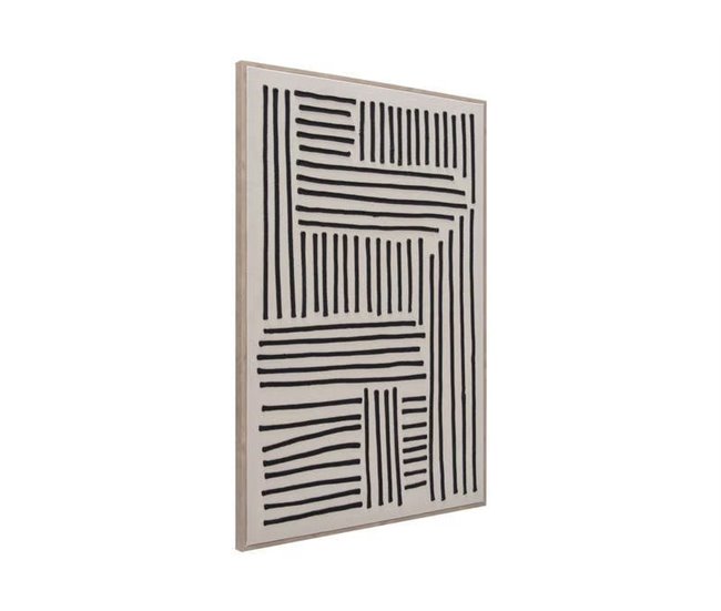 Quadro ATIK 92x62 cm marca CONFORAMA Preto