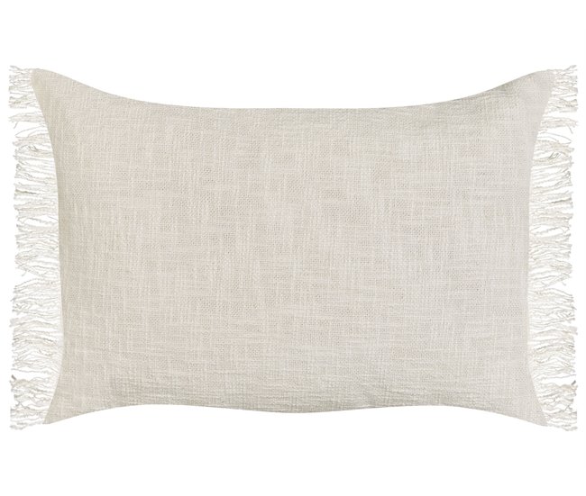 Beliani Almofada decorativa MABA Creme
