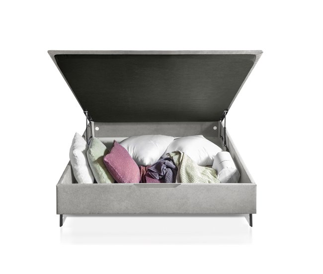 Sommier estofado com pés em L VIENA HILDING 