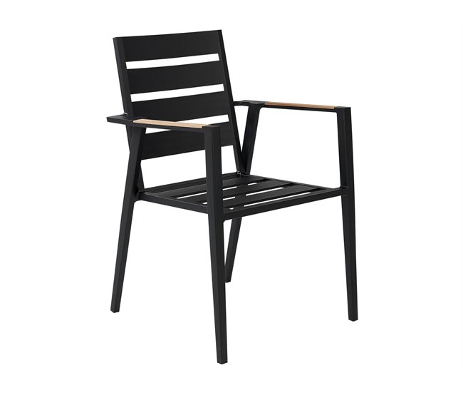 Beliani Conjunto de refeição OLMETTO / TAVIANO Preto