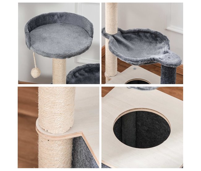 Árvore Arranhador para Gatos Multicor