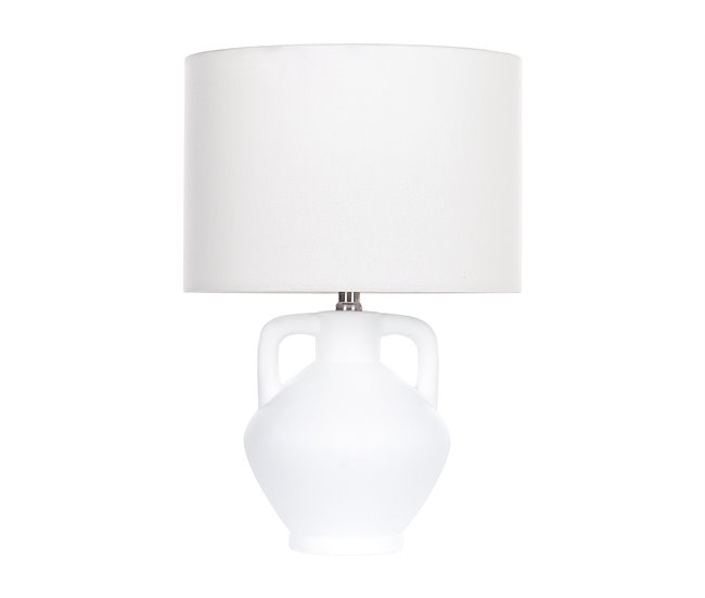 Beliani Candeeiro de mesa LABRADA Branco