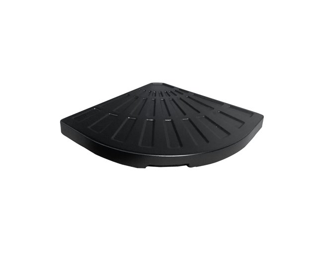 Base de guarda-sol BLAIR 47x47x4,2cm cor preta Preto