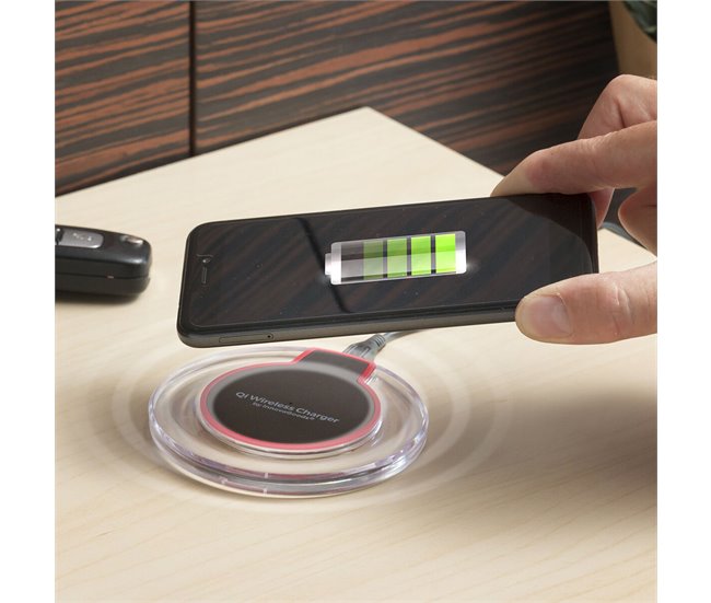 Carregador Sem Fios para Smartphones Qi IG813239 Preto