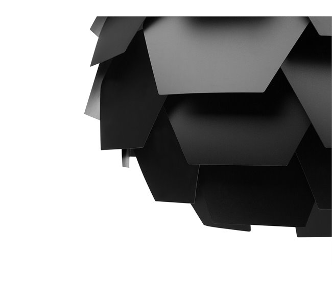 Beliani Candeeiro de tecto SEGRE Preto