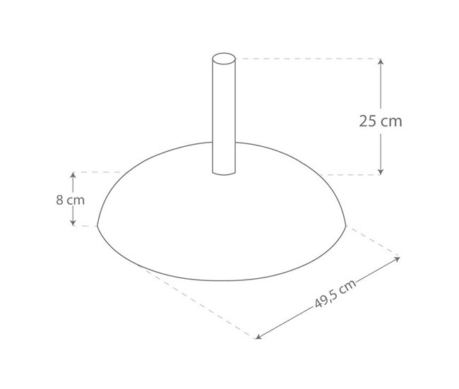 Base para Guarda-Sol Multicor