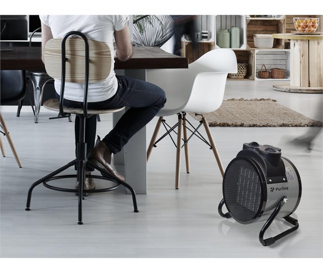 Aquecedor industrial Preto / Cinza