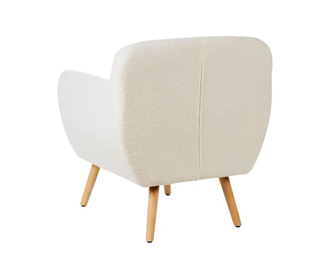 Beliani Poltrona MELBY Branco