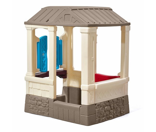 Casa Infantil de Brincar Courtyard Cottage Azul