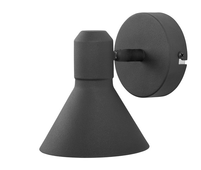Beliani Candeeiro de parede MERSEY Preto