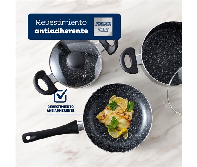 Bateria 5pc Ind Soria Preto