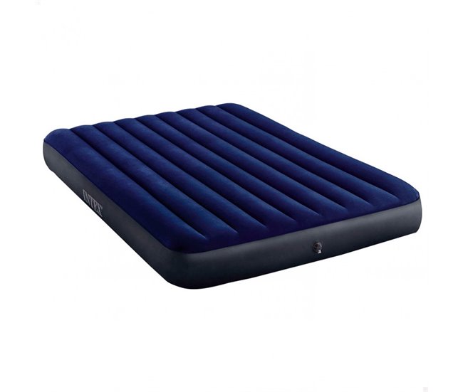 Colchão inflável duplo INTEX 152x203x25 cm Azul