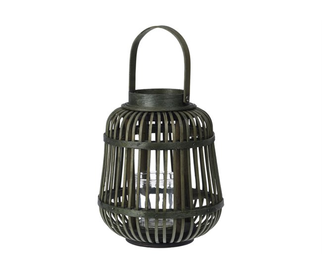 Lanterna deco NICK 25cm Verde