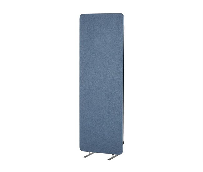 Beliani Biombo dobrável STANDI 184x30 Azul