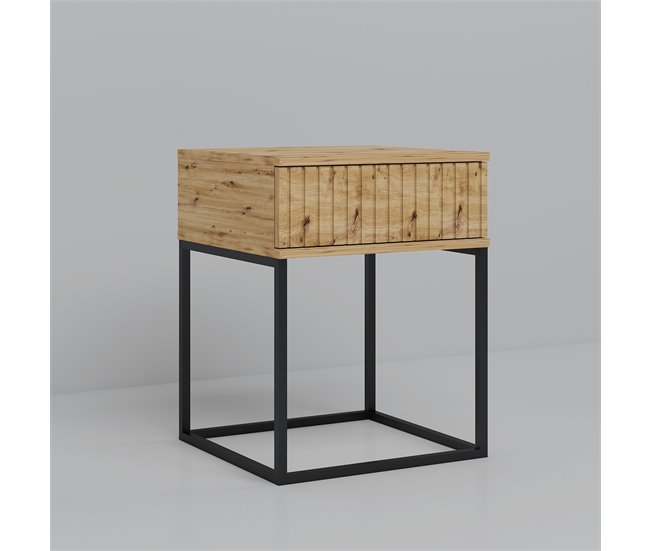 Mesa de centro STYLE 40cm com uma gaveta Carvalho