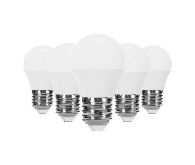 Pack de 5 lâmpadas LED esféricas Primer Leader Branco