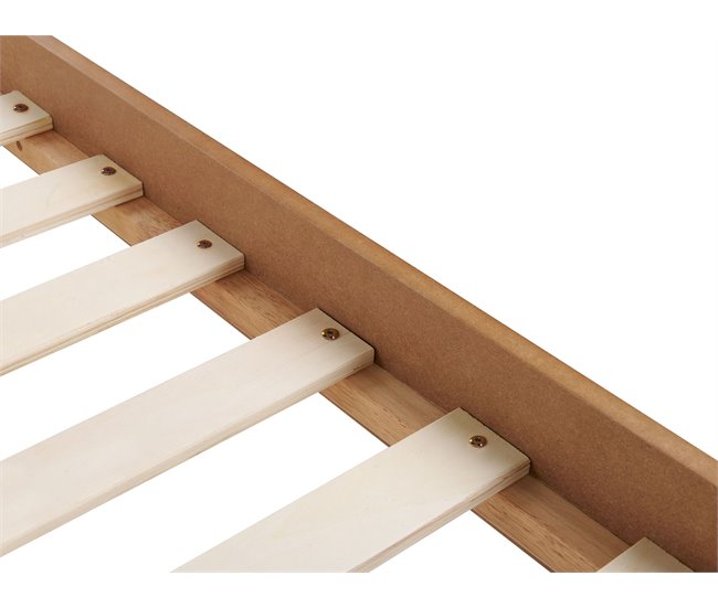 Beliani Cama com estrado MDF ISTRES 187x205 Castanho