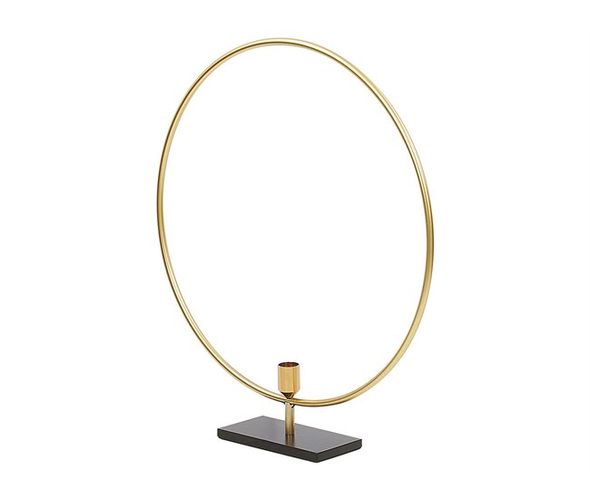 Beliani Candelabro SERAM Dourado