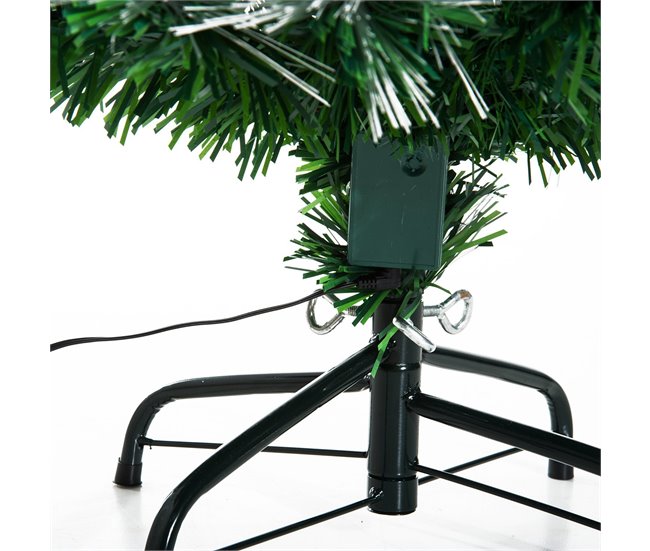 Árvore de Natal Metal e PVC HOMCOM, casa - natal Verde