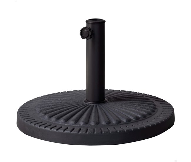 Base de guarda-chuva em poliresina Aktive Garden circular Preto