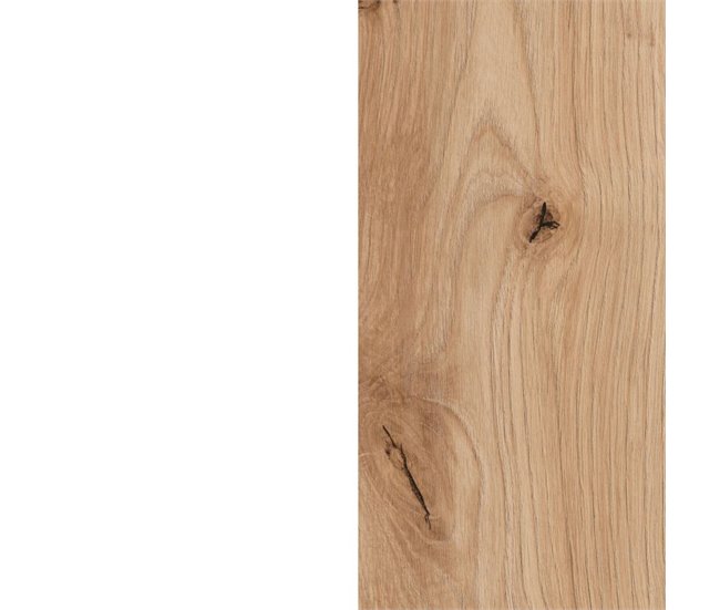 Cabecero con mesitas Ezra Natural/ Branco