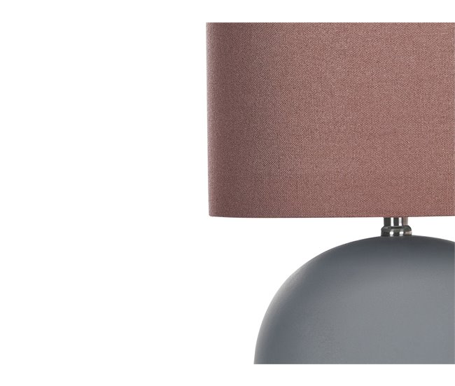 Beliani Candeeiro de mesa AREOSO Cinza