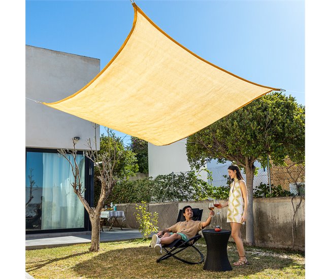 Toldo de Sombreamento Retangular 200x300 Bege