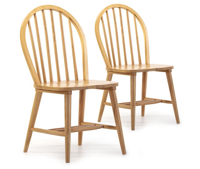  Conjunto de 2 cadeiras de jantar Clarck Carvalho